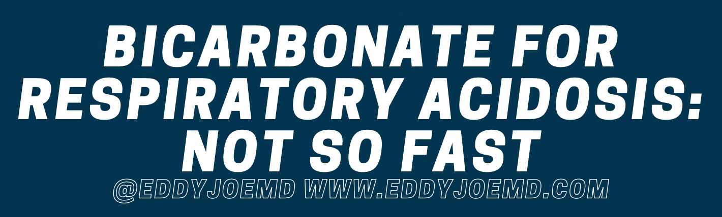 bicarbonate respiratory acidosis